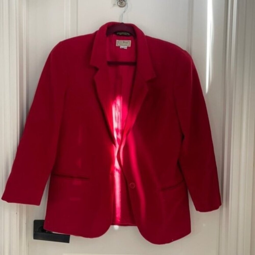 LL Bean CASHMERE‎ Blazer